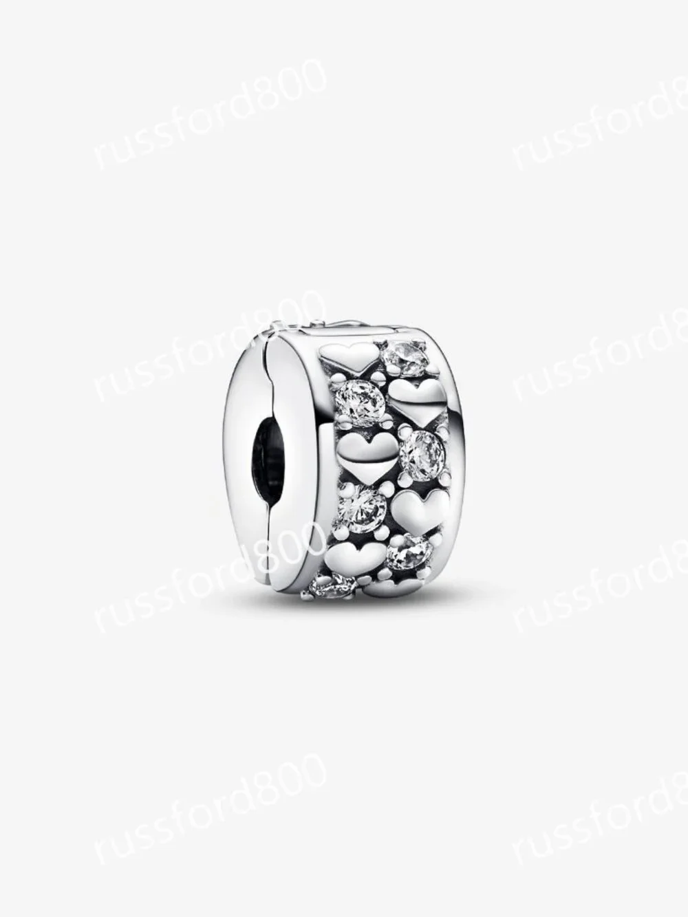 Pandora Infinite Hearts Sparkling Clip Charm